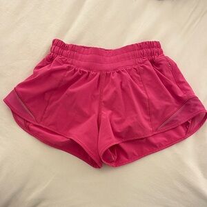 Lululemon Athletica Hot Pink Athletic Shorts